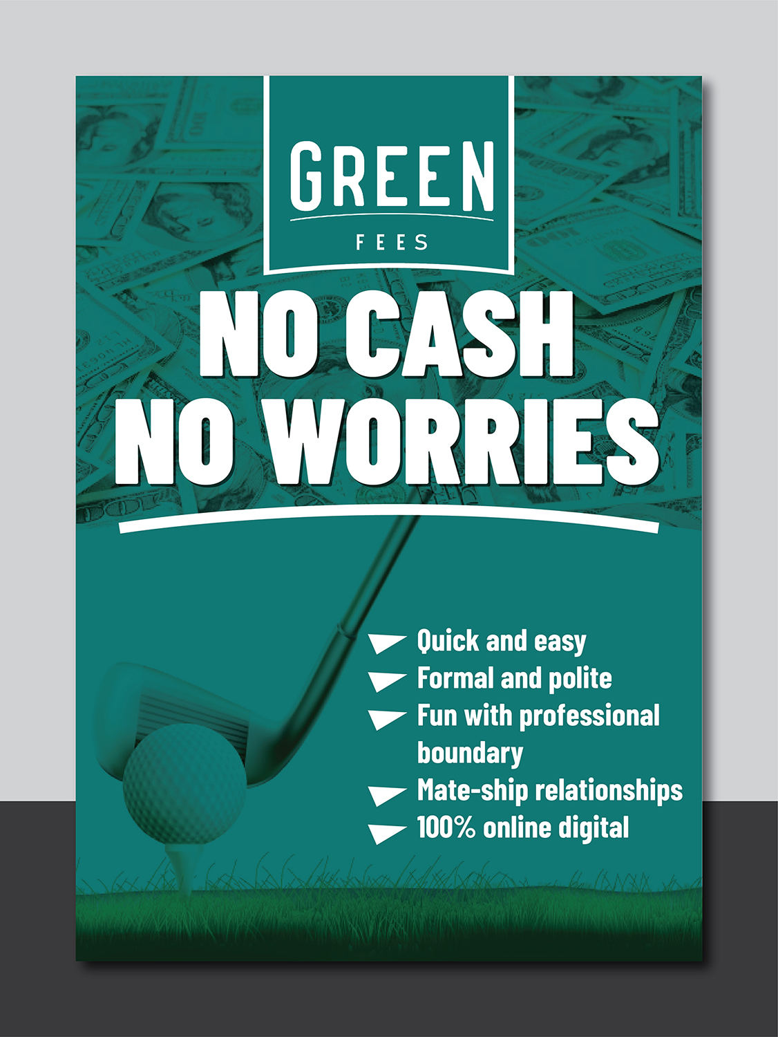 Poster Design by Deziners Zone for Green Fees Australia | Design #24027564