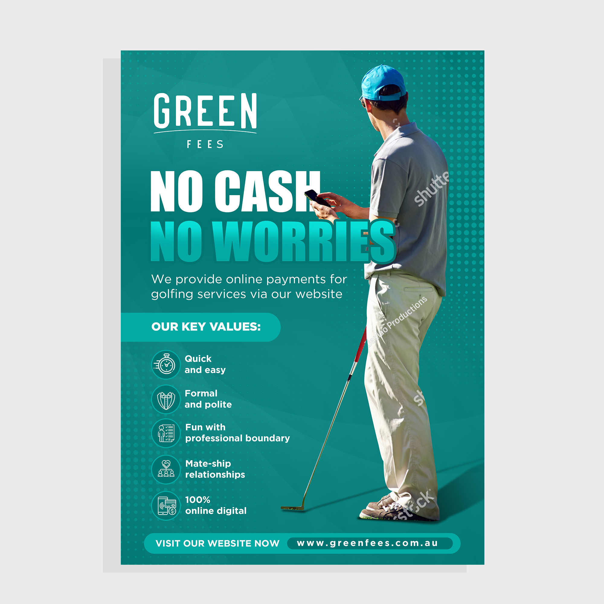 Poster Design by Deepak_9_Malhotra for Green Fees Australia | Design #24025824