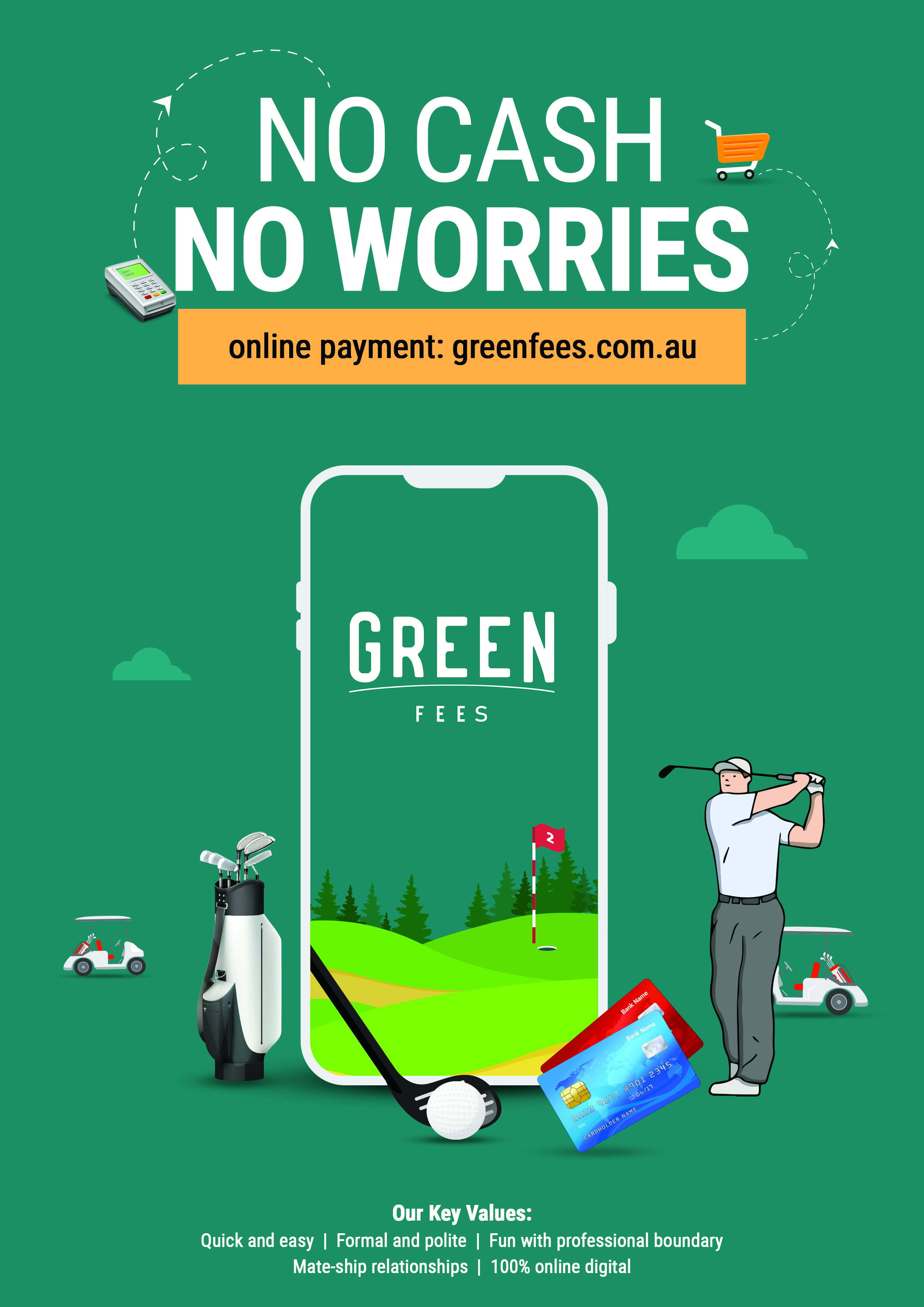 Poster Design by naynachauhan06 for Green Fees Australia | Design #24055826