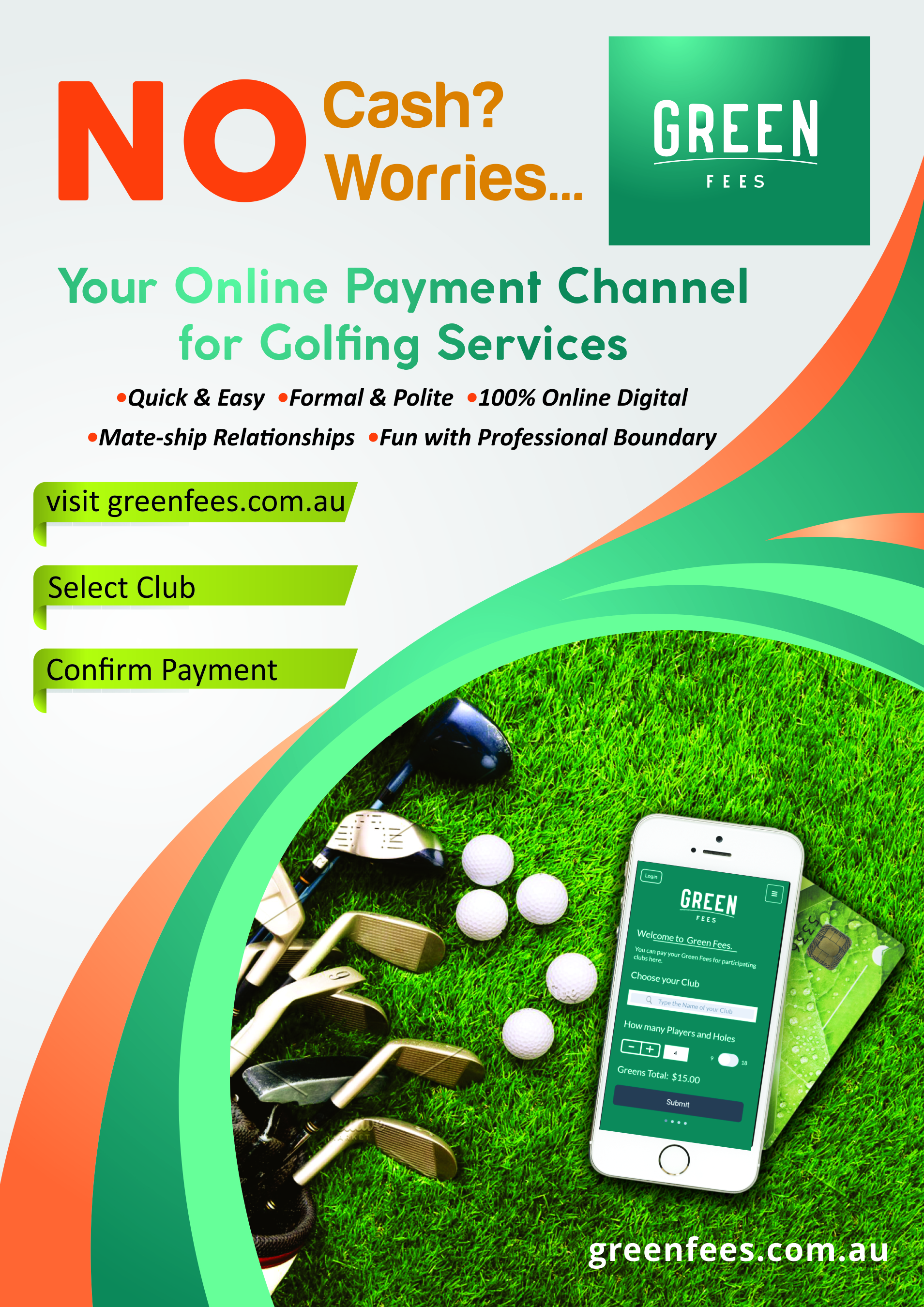 Diseño de Póster por neetuindia para Green Fees Australia | Diseño #24116098