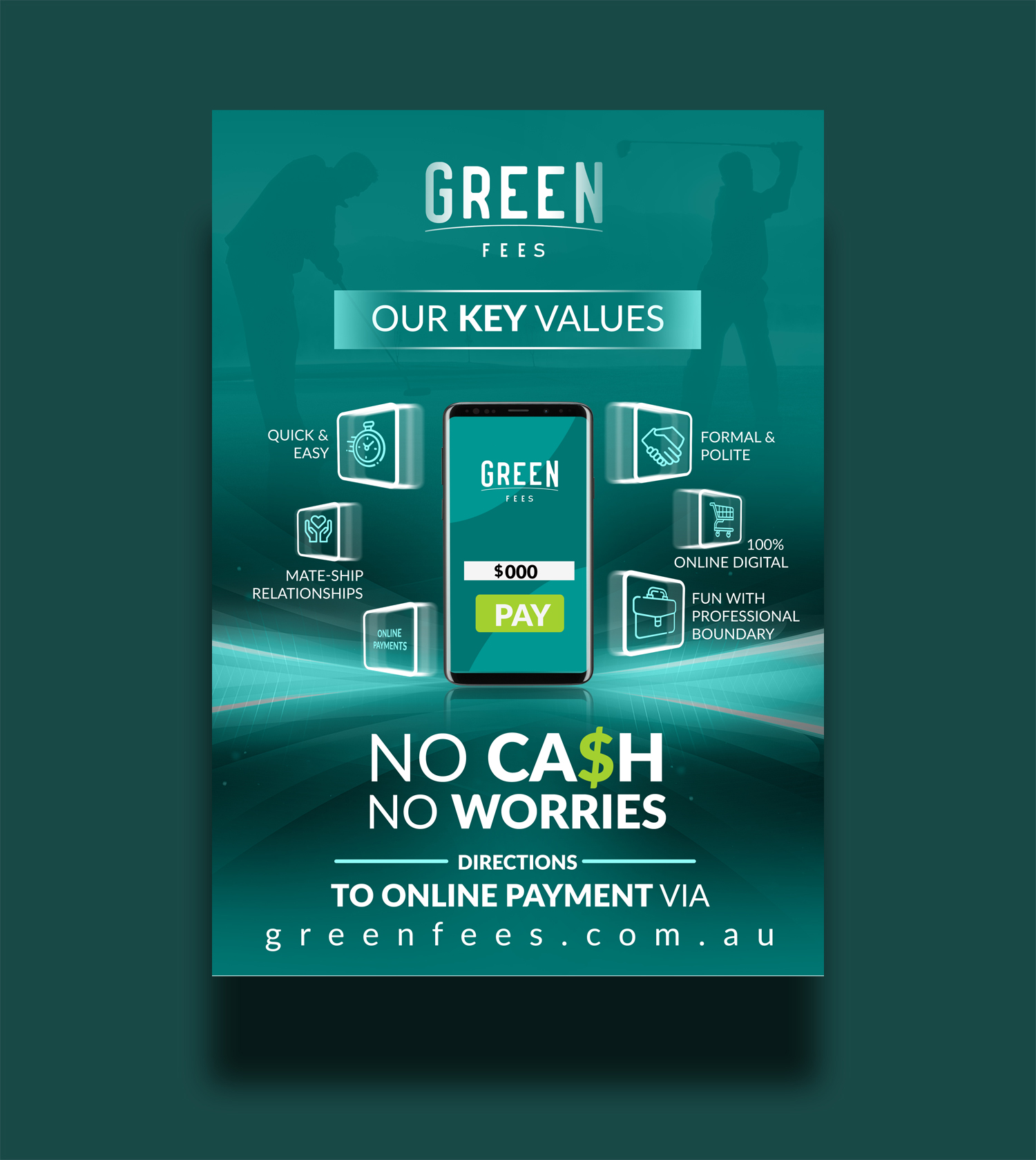 Poster Design by RGraphic for Green Fees Australia | Design #24062640