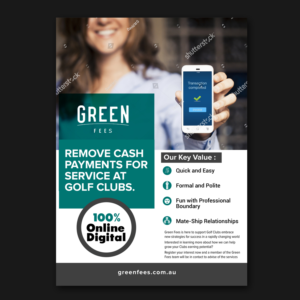 Startup online payment business - Sporting / Golf, Green Fees payment | Poster-Design von Schöpfer