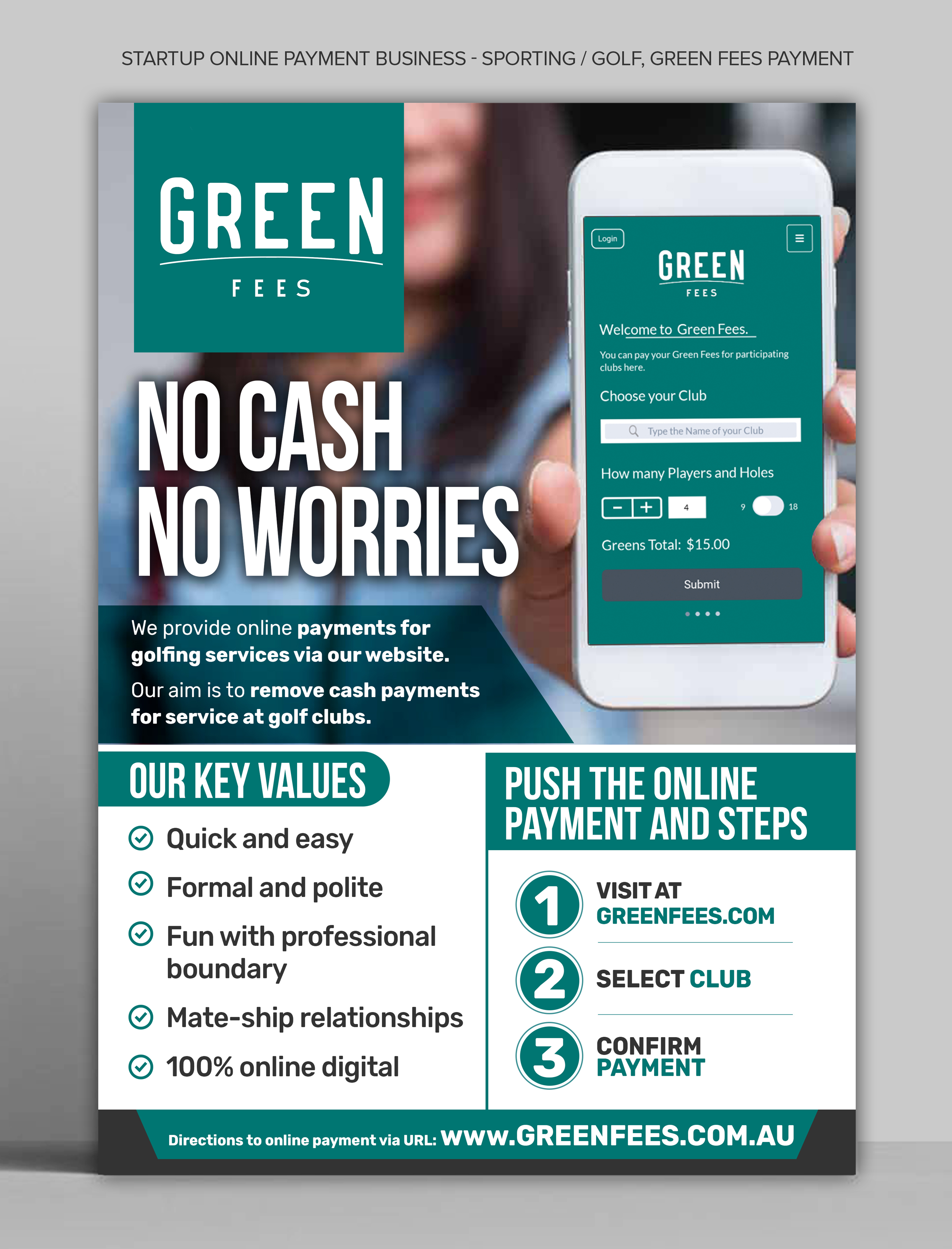 Poster Design by ARTOGRAPHY for Green Fees Australia | Design #24104033