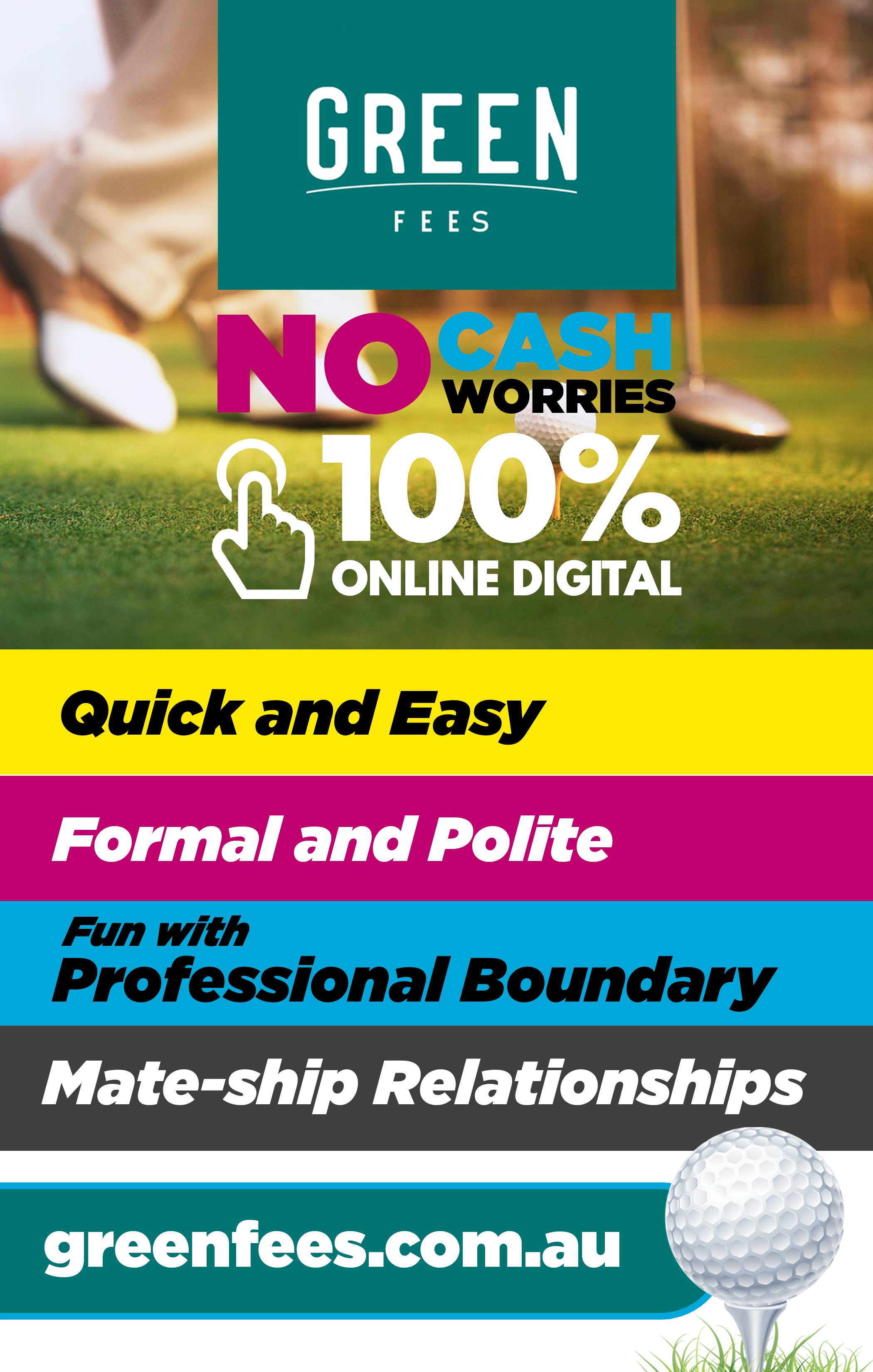 Poster Design by jancon 2 for Green Fees Australia | Design #24024553
