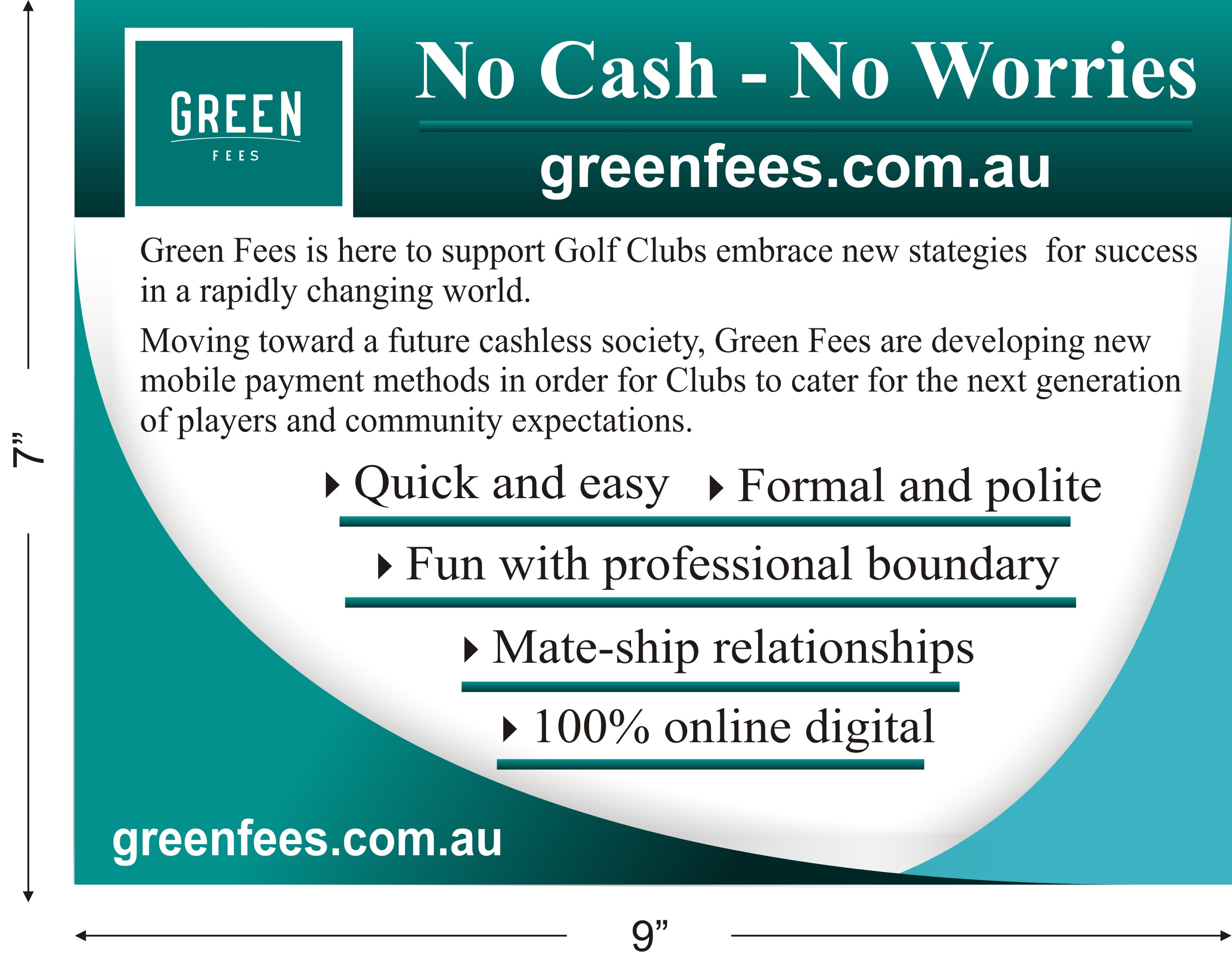 Poster Design by jagdish 10 for Green Fees Australia | Design #24028540