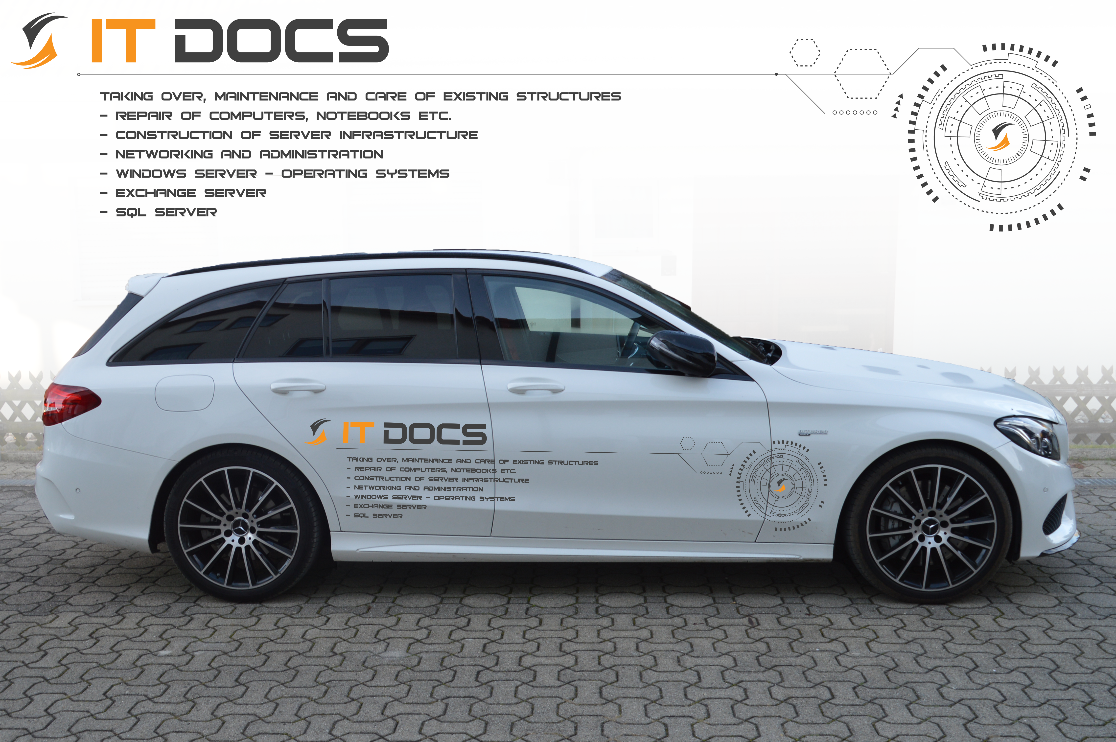 Car Wrap Design by Redz Army for IT Docs GmbH | Design #24023117