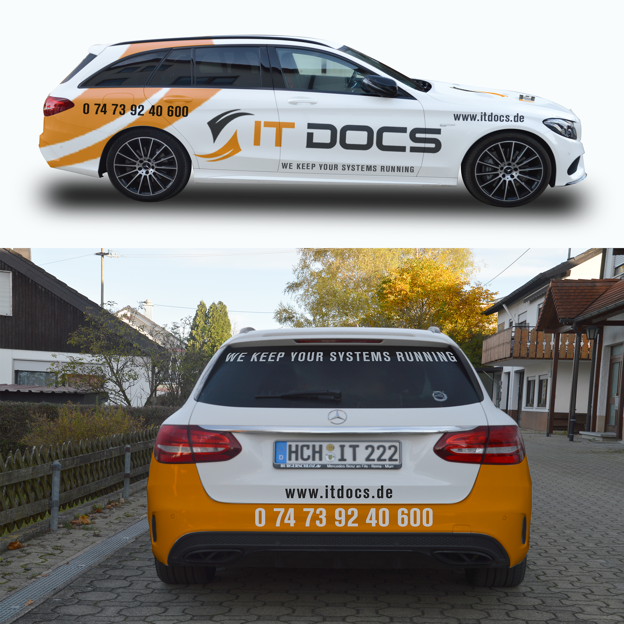 Diseño de Rotulación de Vehículo por DGwarrior para IT Docs GmbH | Diseño #24046744