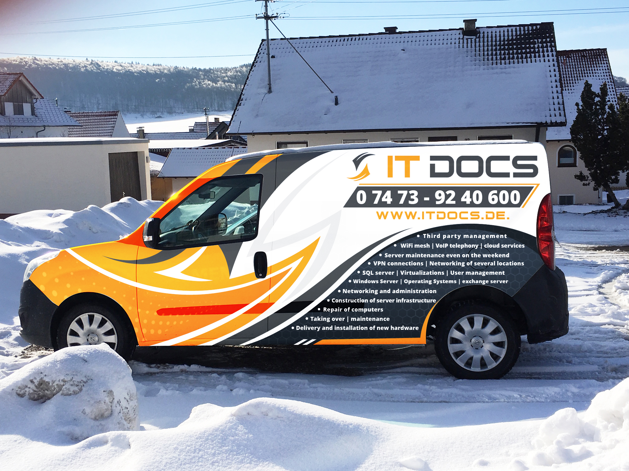 Car Wrap Design by SAI DESIGNS for IT Docs GmbH | Design #24052888