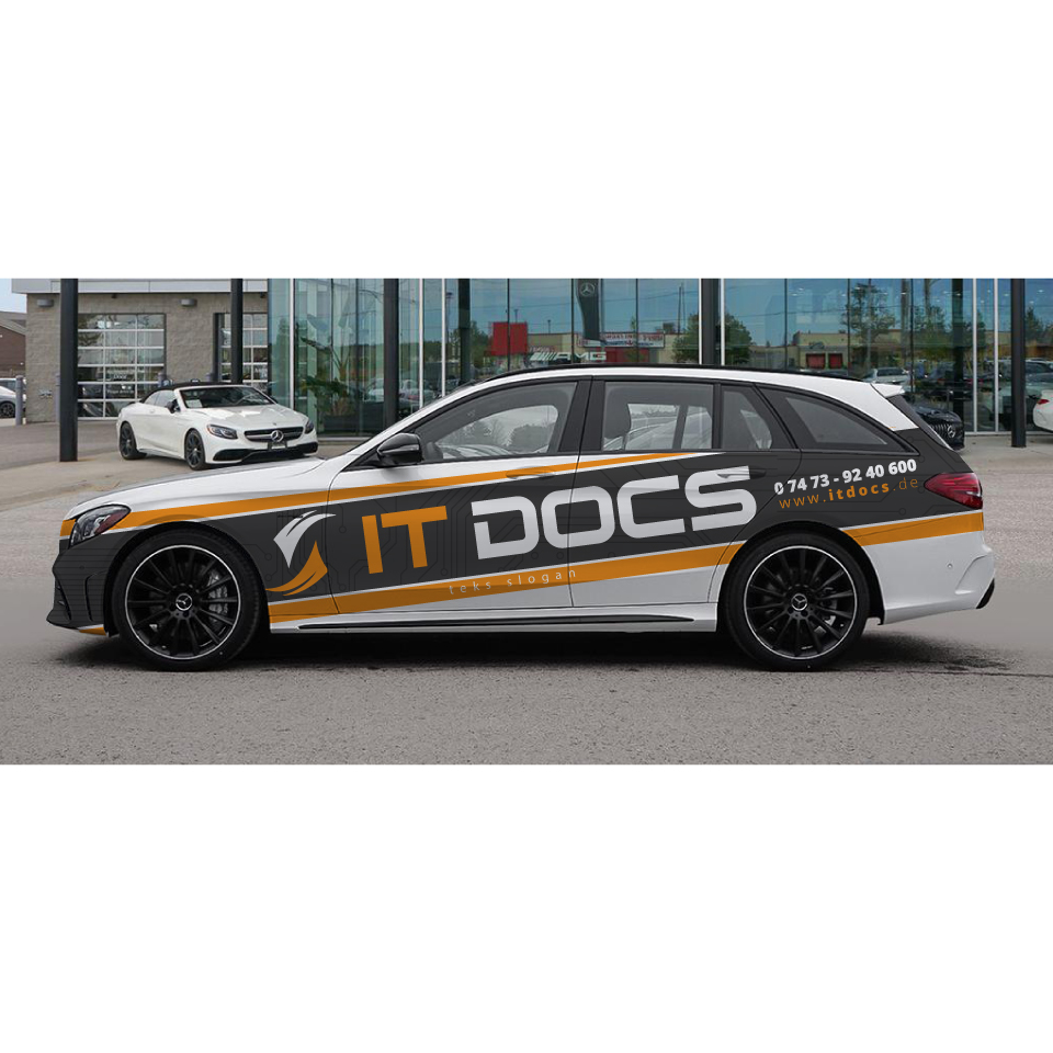 Car Wrap-Design von Yoga Tri für IT Docs GmbH | Design #24067390