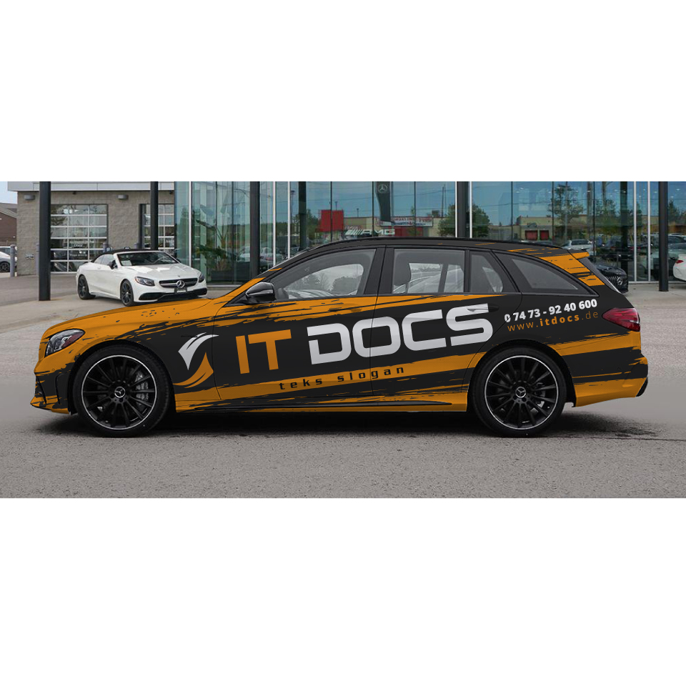 Car Wrap-Design von Yoga Tri für IT Docs GmbH | Design #24067477