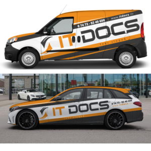 Car Wrap-Design von Yoga Tri für IT Docs GmbH | Design #24079763