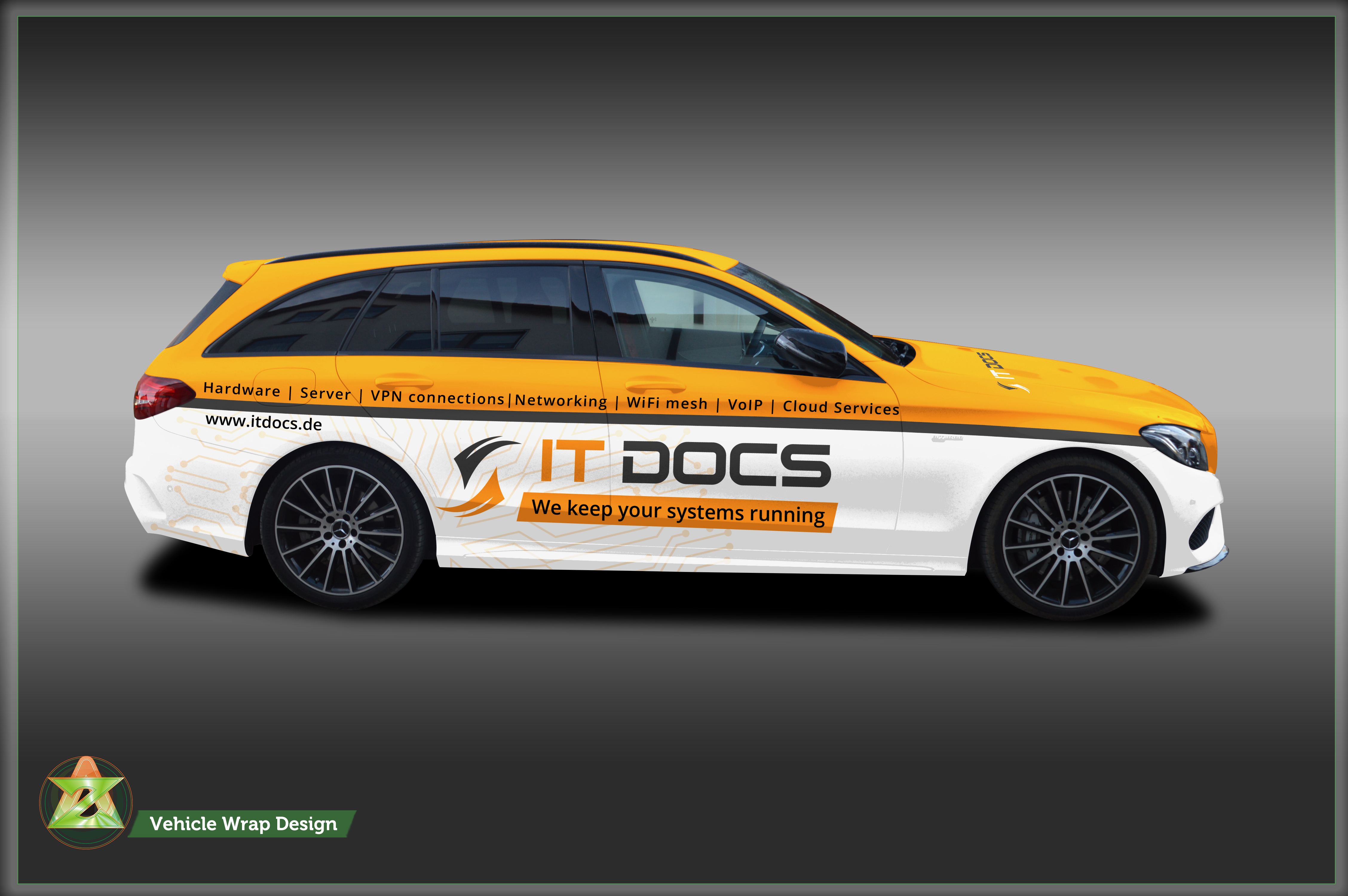 Car Wrap-Design von Azhoeck für IT Docs GmbH | Design #24025357