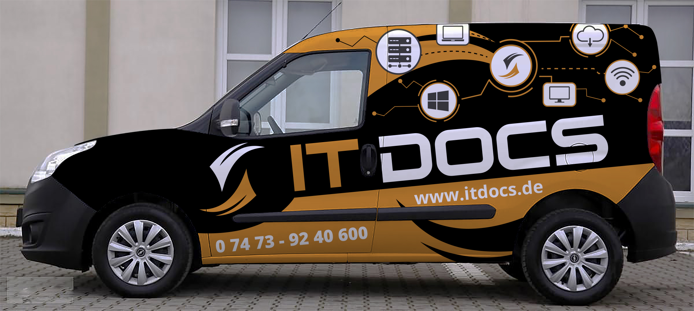 Car Wrap-Design von haru_ichiban für IT Docs GmbH | Design #24031038