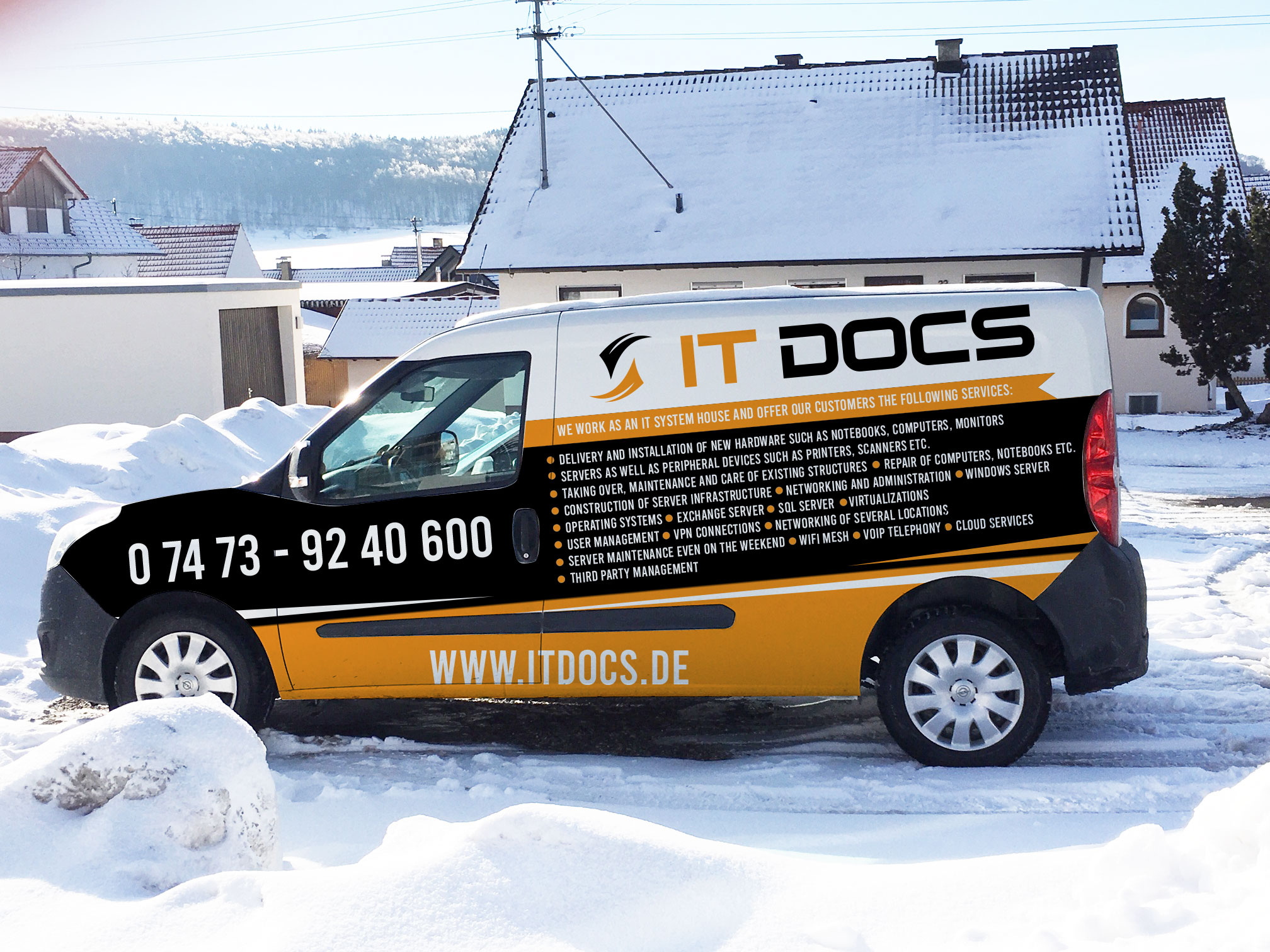 Car Wrap Design by Imagine design000 for IT Docs GmbH | Design #24024698