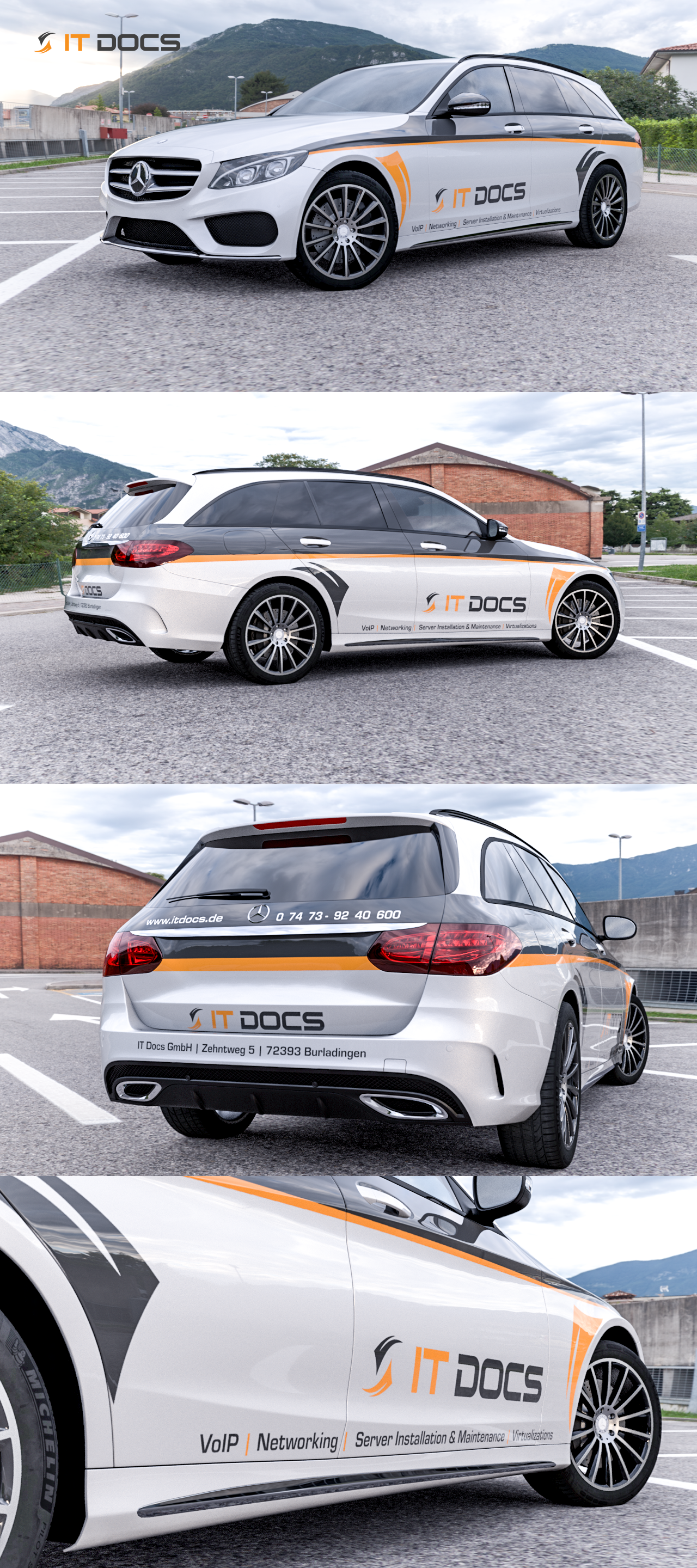 Car Wrap-Design von My Idea Studio für IT Docs GmbH | Design #24034705