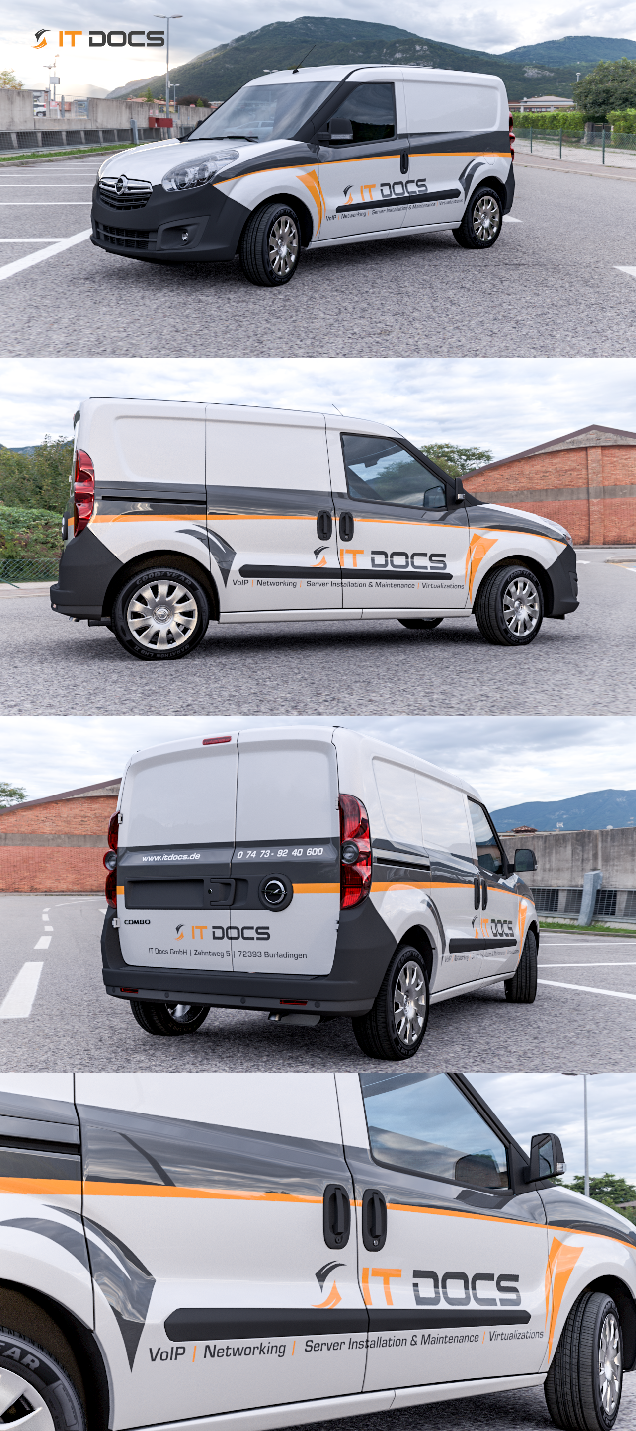 Car Wrap-Design von My Idea Studio für IT Docs GmbH | Design #24061121