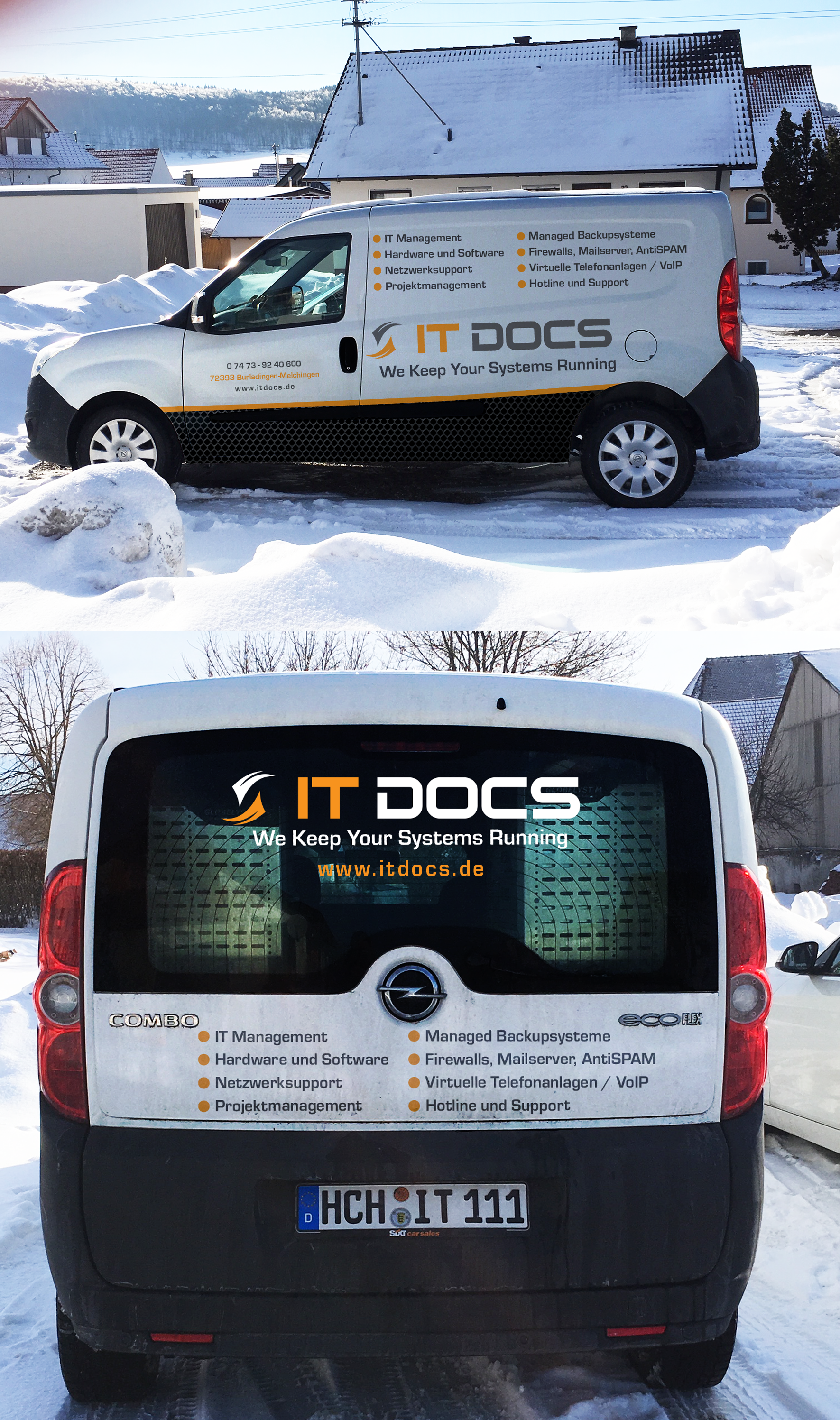 Car Wrap-Design von My Idea Studio für IT Docs GmbH | Design #24204533