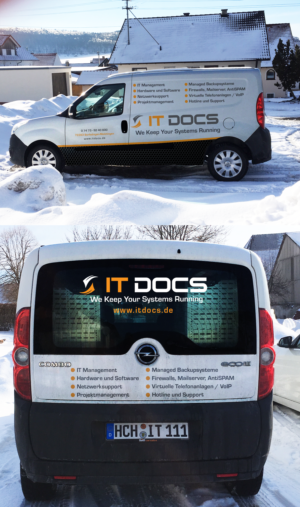 Car Wrap-Design von My Idea Studio für IT Docs GmbH | Design: #24204533