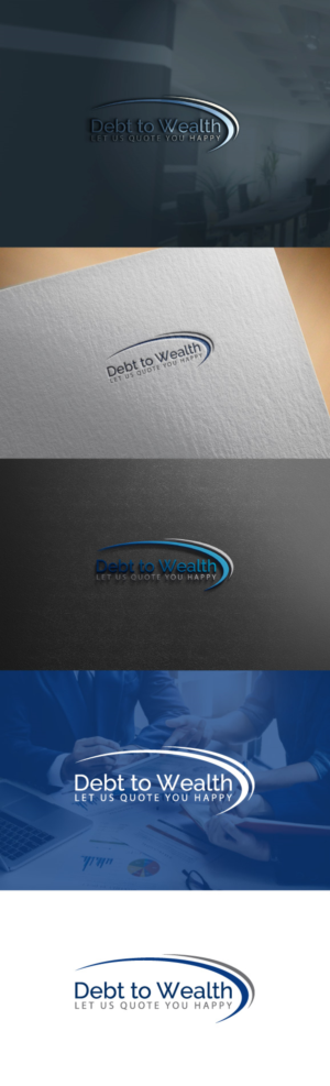 Debt to Wealth | Logo Design by JAHID BIN JAFAR