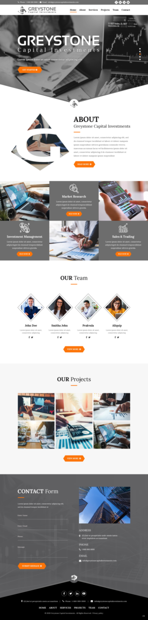 Web Design by pb for Greystone Capital Investments | Design: #24029837