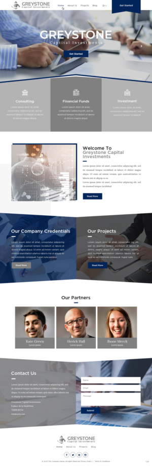 Web Design by pb for Greystone Capital Investments | Design: #24029866