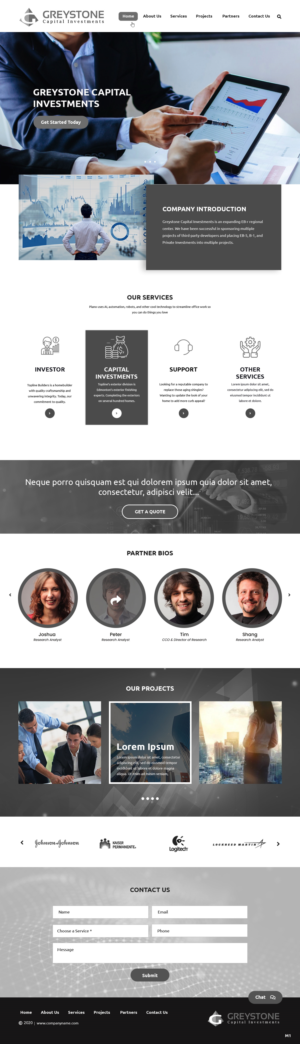 Web Design by pb for Greystone Capital Investments | Design: #24029877