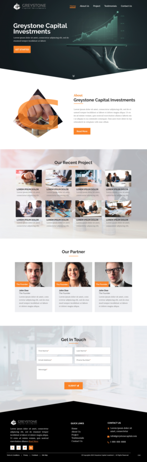 Web Design by pb for Greystone Capital Investments | Design: #24029878