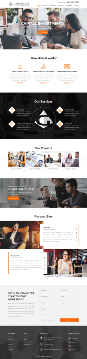 Web Design by pb for Greystone Capital Investments | Design: #24029879