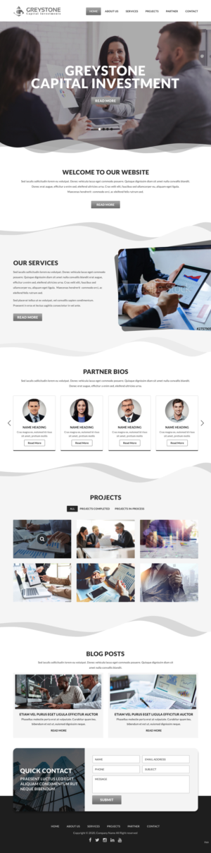 Web Design by pb for Greystone Capital Investments | Design: #24029884