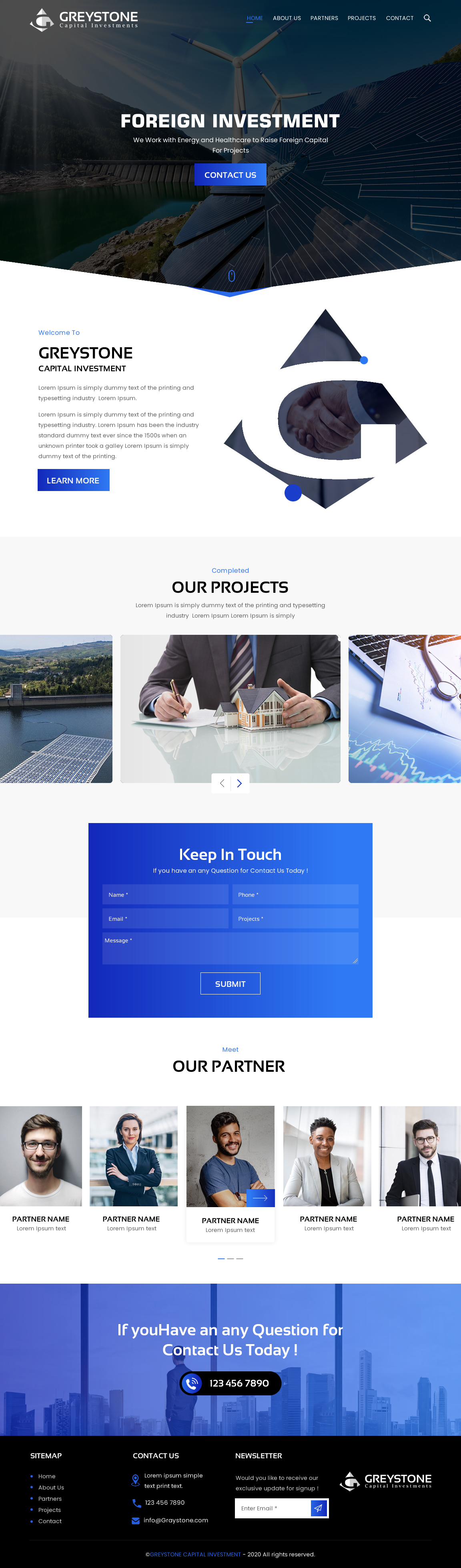 Web Design by rightway for Greystone Capital Investments | Design #24026637