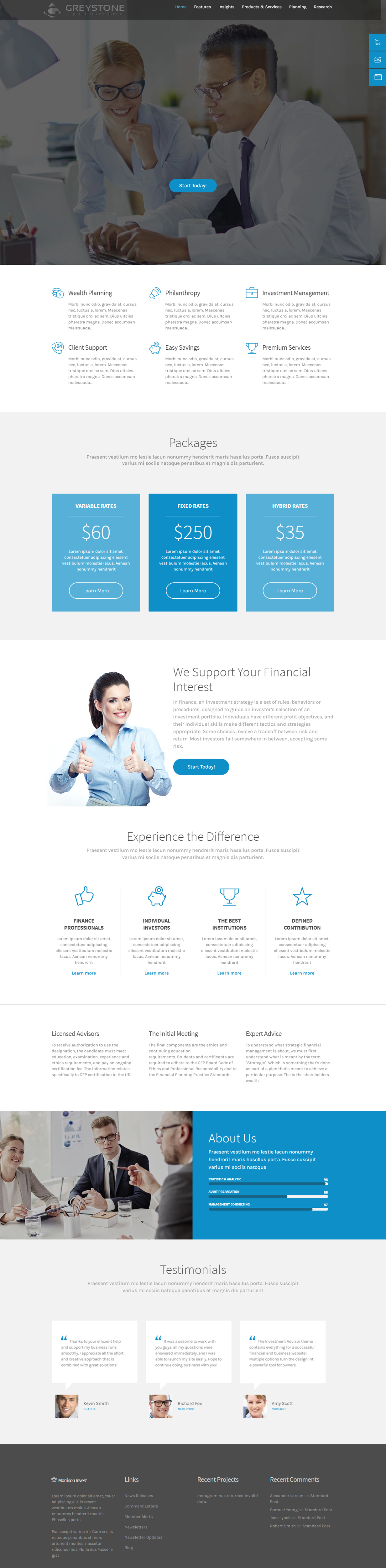 Web Design by RPD for Greystone Capital Investments | Design #24042393