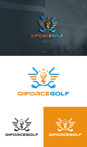 Can be with or without text (Qiforcegolf) would be perfect if both possible | Logo Design by fatiyadesign