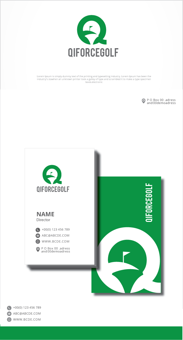 Logo Design by graphicevolution for GolfRath - Improve your Game | Design #24044439