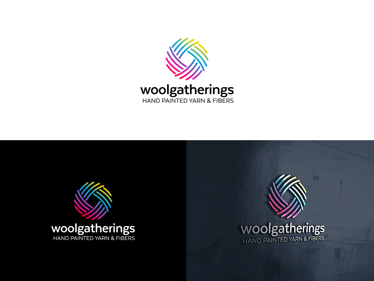 Logo Design by Slant Line Media for Woolgatherings | Design #24057449