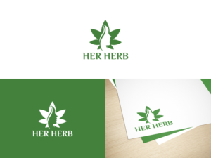 Logo Design by Slant Line Media for Her Herb | Design: #24195561