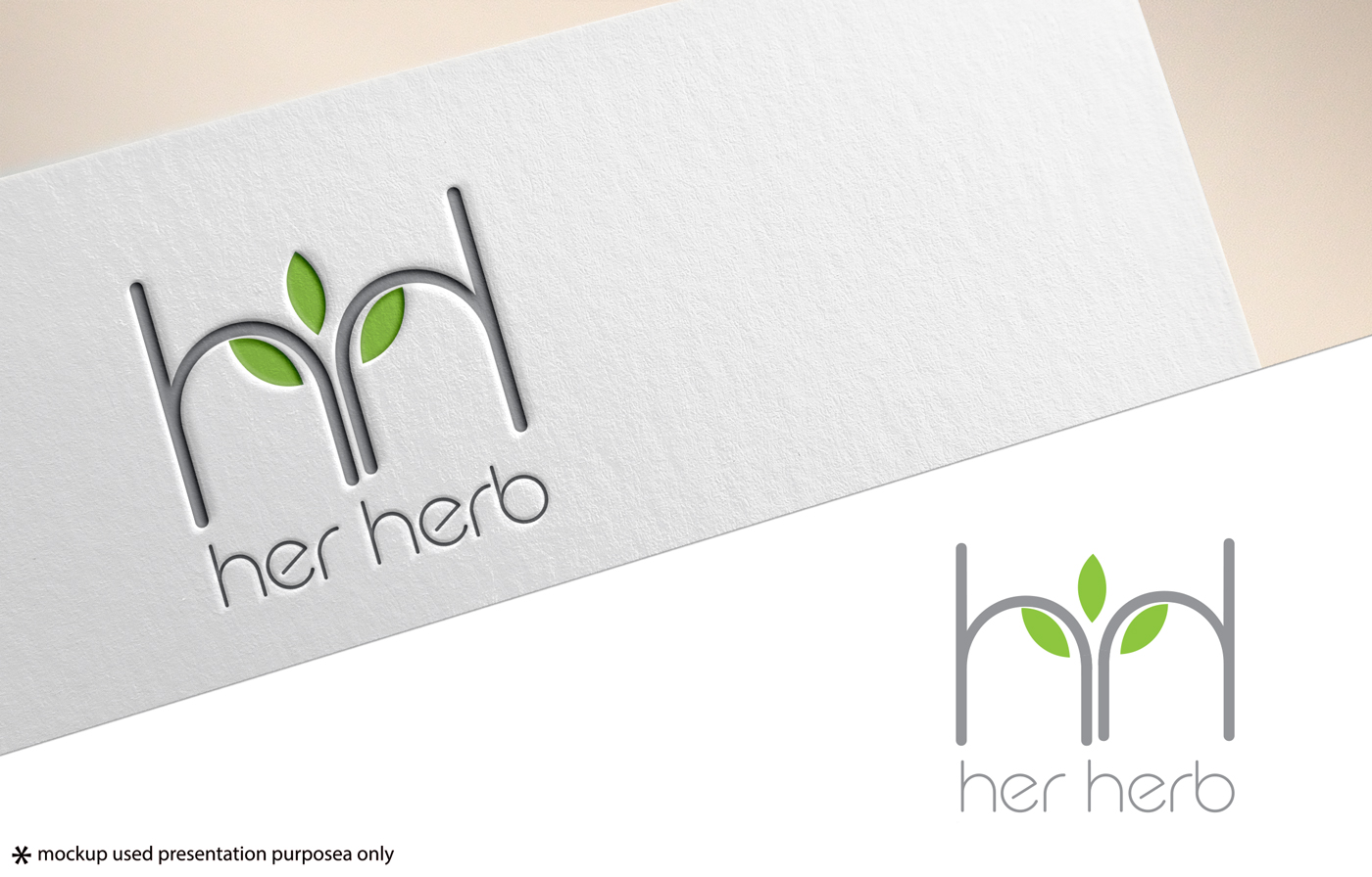 Logo Design by Rubia@ for Her Herb | Design #24029003