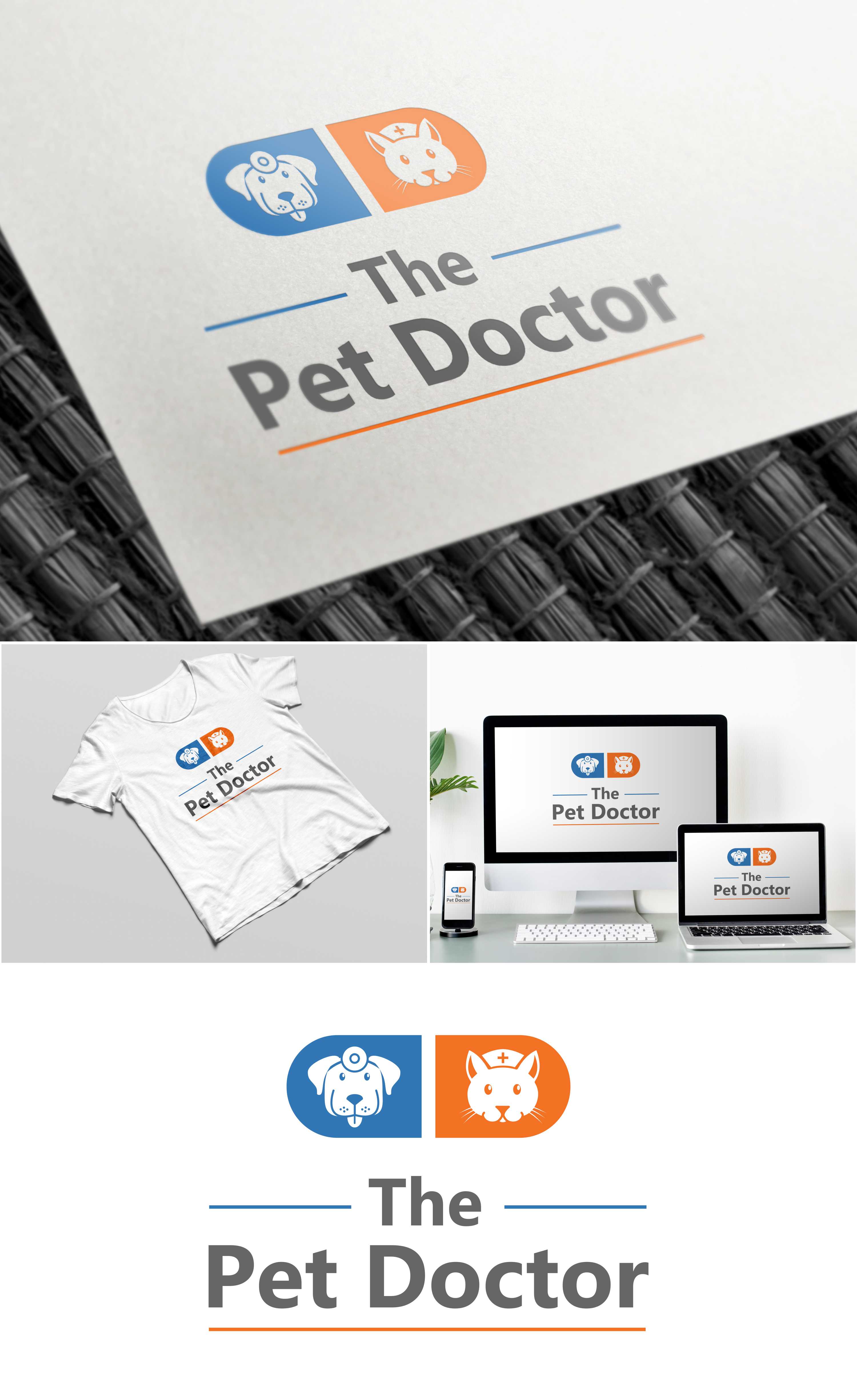 Logo Design by Nicolene Barnard for The Pet Doctor | Design #24042392