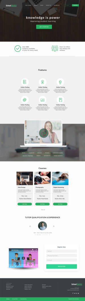 Web Design par insert name here pour ce projet | Design : #24283970