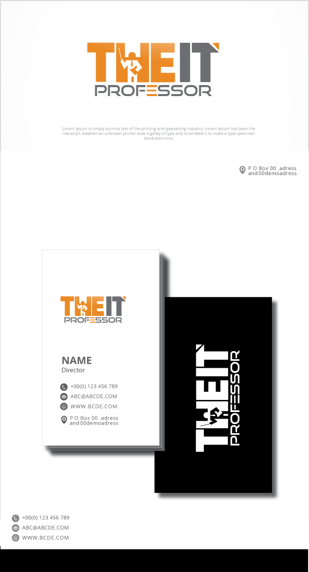 Logo Design by graphicevolution for The IT Professor | Design #24027727