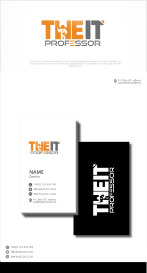 Logo-Design von graphicevolution für The IT Professor | Design: #24027727