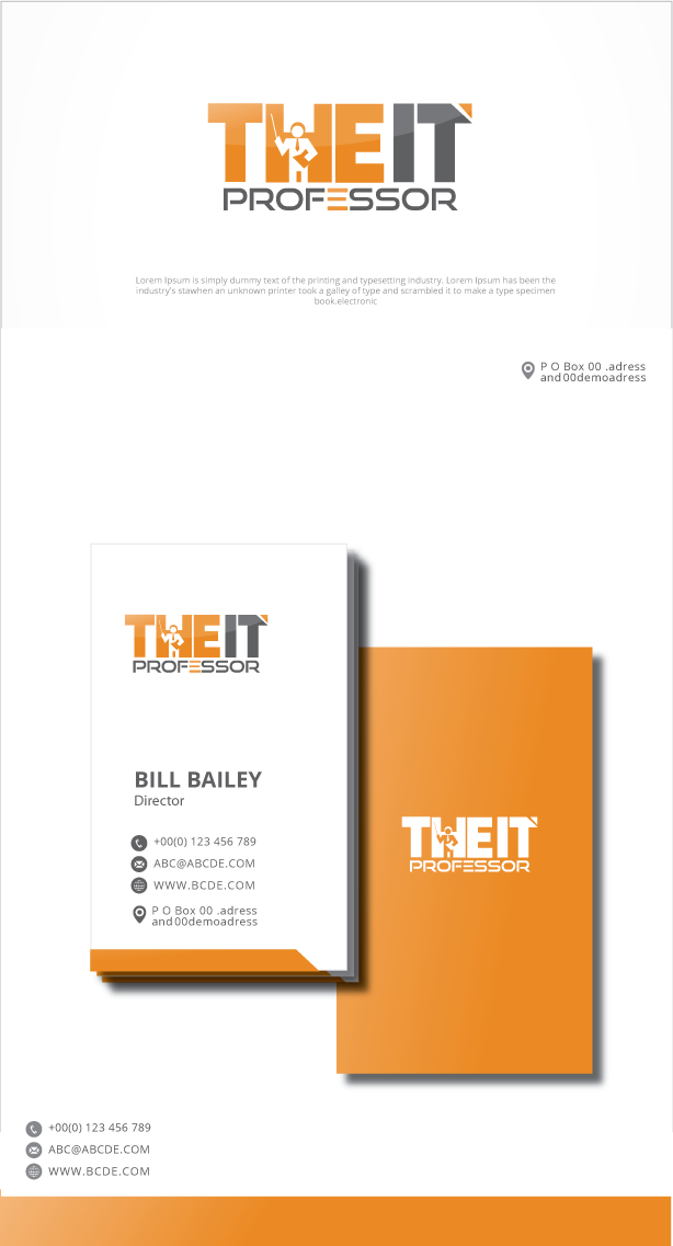 Logo Design by graphicevolution for The IT Professor | Design #24028409
