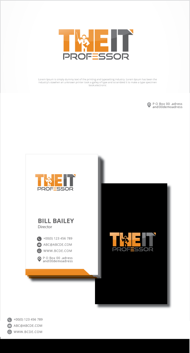 Logo Design by graphicevolution for The IT Professor | Design #24028437