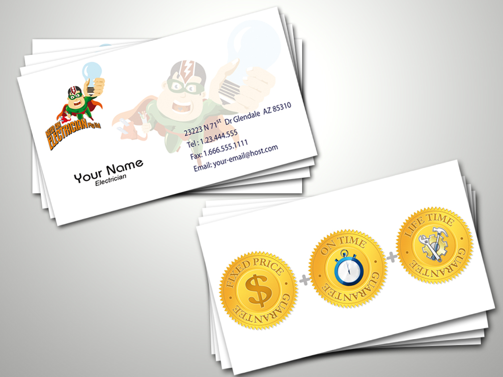 Design de Carte de Visite par Walidplus pour Need An Electrician Pty Ltd | Design #62387