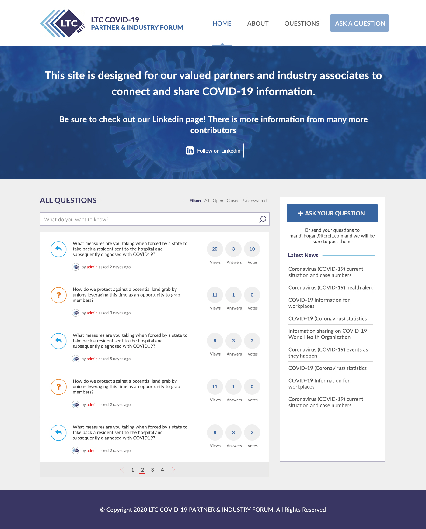 Web Design by WP Cube for LTC Properties | Design #24038580