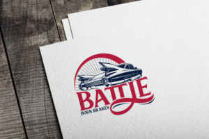 Logo Design by CreativeFlows 2 for Battle Born Brakes | Design: #24039135