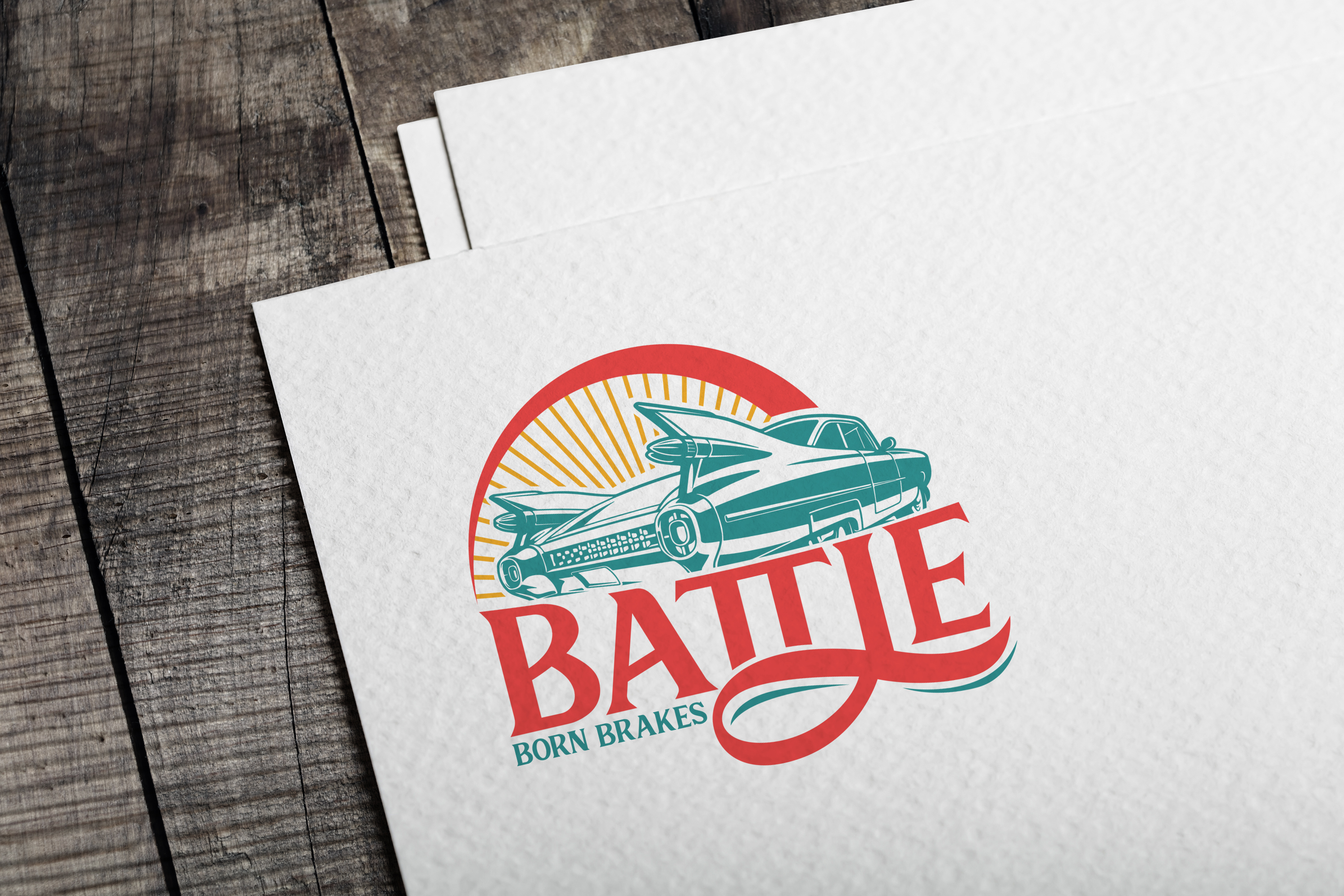 Logo Design by CreativeFlows 2 for Battle Born Brakes | Design #24039136