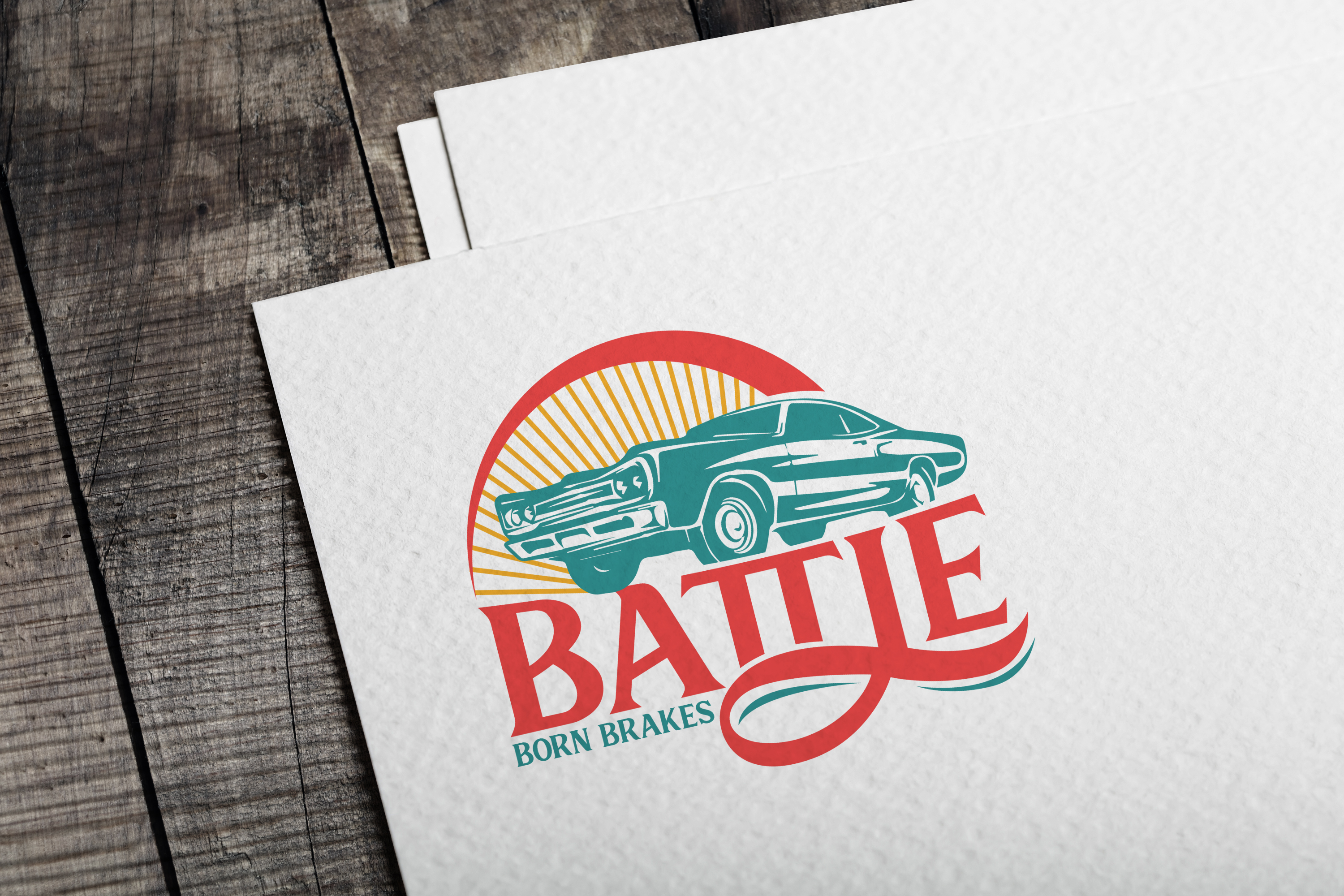 Logo Design by CreativeFlows 2 for Battle Born Brakes | Design #24041378