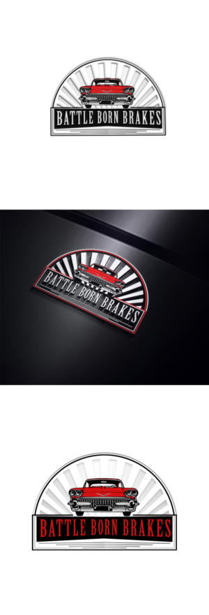 Logo Design by Ana Gocheva for Battle Born Brakes | Design #24032661