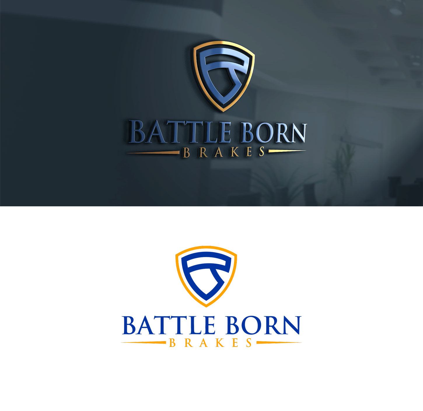 Logo Design by Mono.co for Battle Born Brakes | Design #24034105