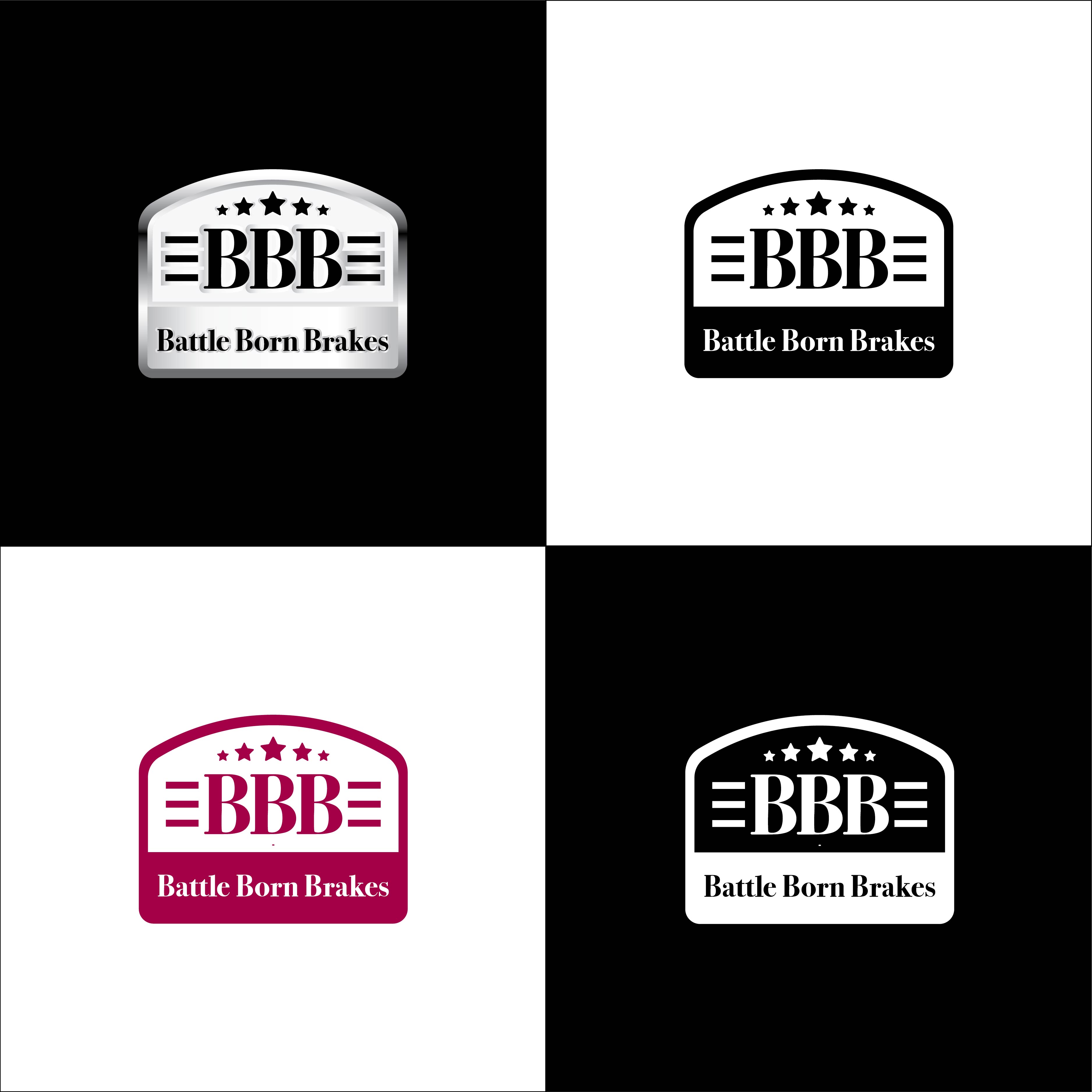 Logo Design by putto for Battle Born Brakes | Design #24033899